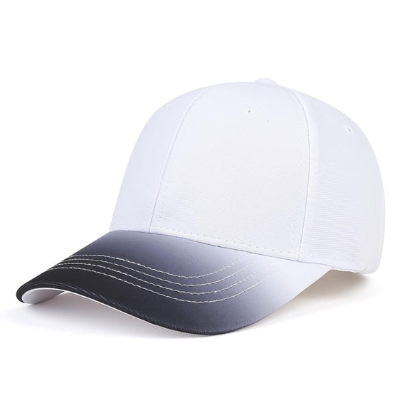 Mens Womens Baseball Cap Adjustable Sun Protection Snapback Hats Unisex Couples Trendy Gradient Printed Breathable Going-Out Streetwear Ball Hat