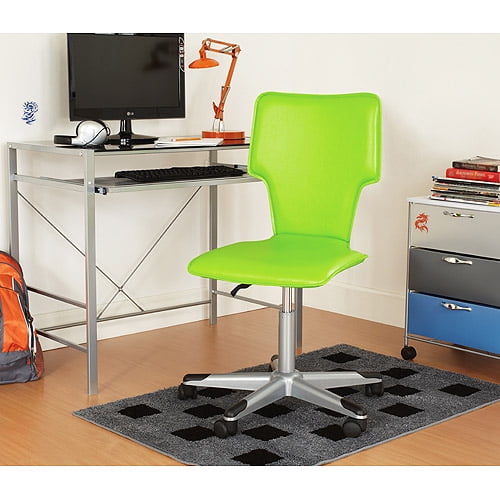 Your Zone Faux Leather Chair Green