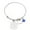 I, variant on Pisexur Valentines Day Gifts Stainless Steel Mom Bracelet Twelve-color Birthstone Can Be Pushed And Pulled Valentines Day Gifts for Her