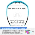 thumbnail image 4 of Gafas de Sol Deportivas SPOSUNE UV400 Polarizadas TR90 Unisex, 4 of 6