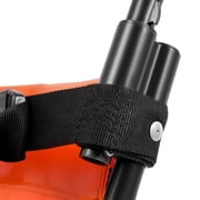 Stair Chair, Lift Stair Chair, Aluminum Alloy Portable Stair Chair, Orange, Patient Transport Chair Stretcher, Compact Foldable for Emergency Medical Use