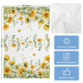 thumbnail image 5 of Sunflower Kitchen Towels Set of 2, Water Absorbent Dish Towel, Summer Eucalyptus Botanical Spring Floral Decorative Hand Towels - Quick Drying Cloth for Cooking Baking, 18x28 Inch, 5 of 8