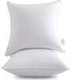 thumbnail image 1 of Leeden Insertos de almohada de 16 x 16 (juego de 2) - Insertos de almohada con funda 100% algodón - Insertos de almohada de sofá interior cuadrados de 16 pulgadas - Par de insertos de almohada decorat, 1 of 5