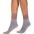 thumbnail image 2 of INC International Concepts Sheer Ankle Socks Grey, 2 of 2