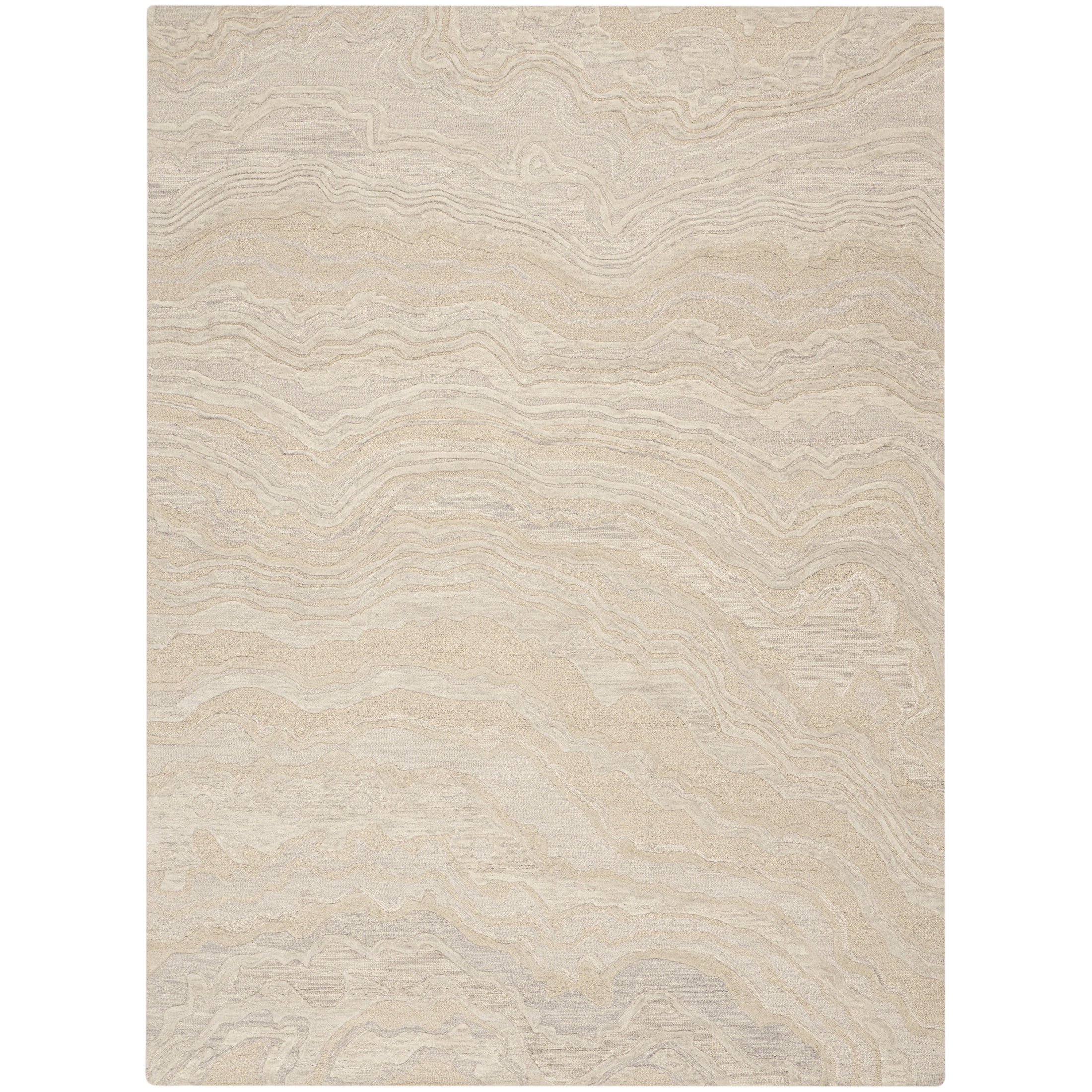 Nourison Graceful 8'6" x 11'6" Beige Modern Indoor Rug