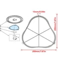 thumbnail image 5 of 2PCS Microwave Turntable Rings Supports Glass Tray Support Microwave Part, 5 of 7