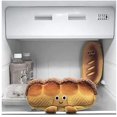thumbnail image 3 of Creative Cute Novel Fun Face Simulation Real Food Theme Toast Hot Dog Bread Character Soft Filled Surface Clothes Zipper Pencil Case-Toast, 3 of 5