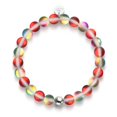 thumbnail image 3 of Pomegranate | Silver | Mermaid Glass Bead Bracelet, 3 of 4