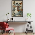 thumbnail image 5 of Snowman With Flower Puzzles for Adults 1000 Pieces, Wooden Jigsaw Puzzles, Painting Image Funny Puzzle for Women, Relieve Stress, Prevent Senile Dementia, Improve Collaboration Skills, 5 of 8