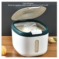 Rice Container, Odorless Rice Box Rice Bucket with Clear Window for