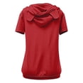 thumbnail image 6 of Cat Pouch Shirt Hoodie Fall Short Sleeve Kitten Puppy Holder Thin Hoodies Pet Carrier Sweatshirt for Women, 6 of 7
