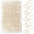 thumbnail image 2 of 150pcs Paper Clips Delicate Paperclips Cute Paper Memo Clips Document Clips Metal Paperclips, 2 of 8