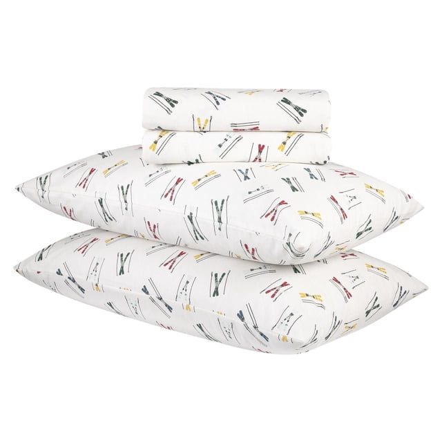 Ensemble de draps en flanelle des Fêtes