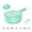 Green, variant on Agiufgs 7 Pack 7-in-1 Vegetable Slicer 7, Multi- Chopper and Grater, for Kitchen Meal Prep and Vegetable Cutting, Blue