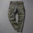 thumbnail image 4 of Pantalones de cuero retro para hombre, para montar en motocicleta, con cabeza de piel de becerro engrosada, se puede instalar con equipo de protección, 4 of 5