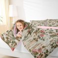 thumbnail image 4 of Homewish Retro Flower Bedding Comforter Set,Countryside Plant Twin Comforter Sets,Rustic Farmhouse Cabin Bedding Set For Girls Kids,Breathable Home Decor Reversible,2 Pieces, 4 of 8