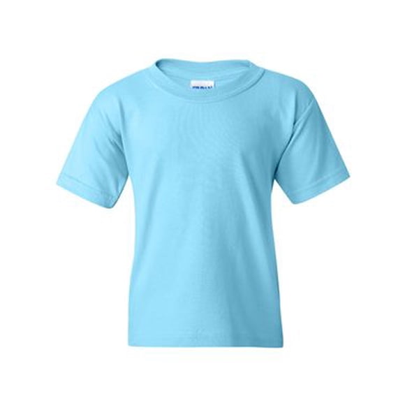 Camiseta de algodón 100% Gildan Youth Heavy Cotton 5000B Sky Medium