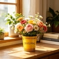 thumbnail image 4 of SHJHENG Rustics Iron Planter With Handles Vintage Metal Flower Pot For Indoor Outdoor Farmhouses Garden Centerpiece Decor, 4 of 5