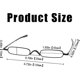 thumbnail image 3 of 3 Pairs Slim Mini Metal Reading Glasses Compact Lightweight Portable Readers With Glasses Case For Reading Case, Happy H, 3 of 5