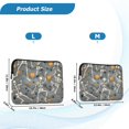 thumbnail image 4 of FORMRS 13"-13.3" Laptop Sleeve Protective Case Soft Carrying Quilted Computer Bag Cover, Halloween Dancing Skeleton, 4 of 7