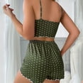 thumbnail image 4 of Sngxgn Women's Pajamas Sets Long Sleeve with Pants Soft Sleepwear V Neck Pjs Set with Pockets(Green,M), 4 of 8
