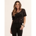 thumbnail image 3 of Jessica Simpson Women's Quincy Crochet Tee, Sizes XS-XL, 3 of 6