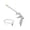 Gray straight head, variant on Pneumatic Engine Cleaning Spray Gun - Automotive Interior Deep Clean Stain Remover Tool