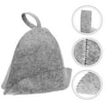 SHISUYAN Felt Sauna Hat Thick Sauna Hat Water Absorbent Sauna Hat