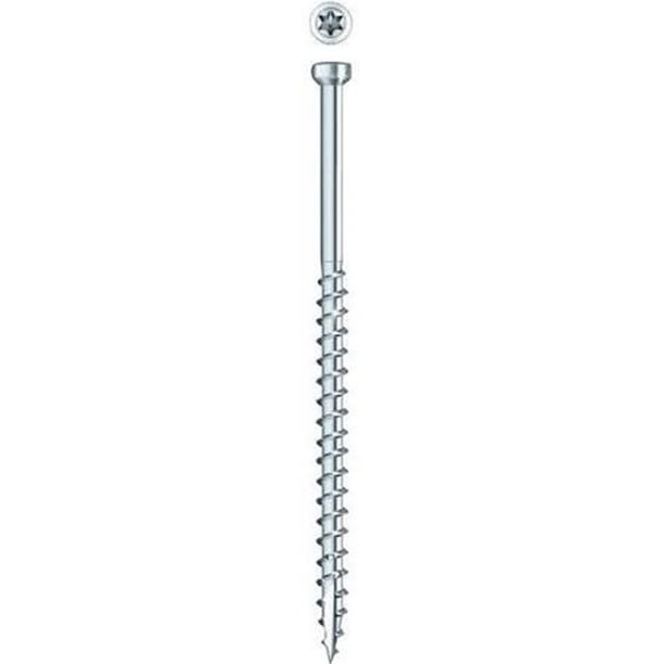 GRK Fasteners Pheinox No. 8 x 2-1/2 in. L Star Trim Head ...