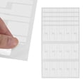 thumbnail image 4 of Unique Bargains Handwritable P-Type Gift Stickers 3.31"x1.02" 6 Pcs White, 4 of 5
