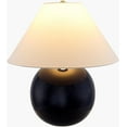 thumbnail image 5 of Livabliss Table Lamps, 20" Stellar Traditional Bedside Nightstand Table Lamp for Bedroom Living Room Office, Dark Blue Body with White Shade (20"H x 19"W x 19"D), 5 of 6