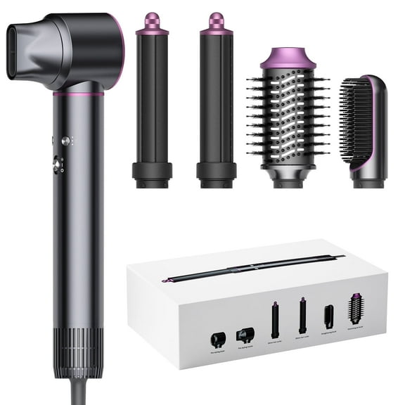 Hair Dryer Brush, Multifunctional 5 in 1 Air Styling & Drying System, High Speed Hot Air Brush Set for Fast Drying, Professional Blow Dryer Brush for Curling Volumizing Straightening Styling