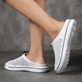 thumbnail image 7 of OOOUM Breathable Garden Clogs For Women Men Comfortable Soft Water Shoes Non Slip Slip On Casual Summer Outdoor Flats White US:7.5, 7 of 7