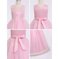 thumbnail image 7 of IBTOM CASTLE Flower Girl Formal Maxi Wedding Dress Floral First Communion Easter Ball Gown Tween Pageant Junior Bridesmaid Dresses Rainbow Powder, 7 of 7
