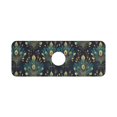 thumbnail image 7 of Yayeee Faucet Mat for Kitchen Sink 14.7" Diatomite Long Splash Guard Pad, Gold Peacock Pattern, 7 of 7