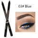 thumbnail image 1 of Delineador de ojos mate 2 en 1, lápiz delineador de labios resistente al agua, brillo duradero, No florece, fácil de usar, sombra de ojos negra y verde, cosméticos de maquillaje( 09, 1 of 5