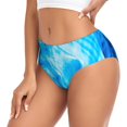 thumbnail image 2 of Fotbe Blue Shell Calzones Estampados para Mujer – Ropa Interior de Algodón, Cómoda, Suave y Elástica-X-Small, 2 of 6