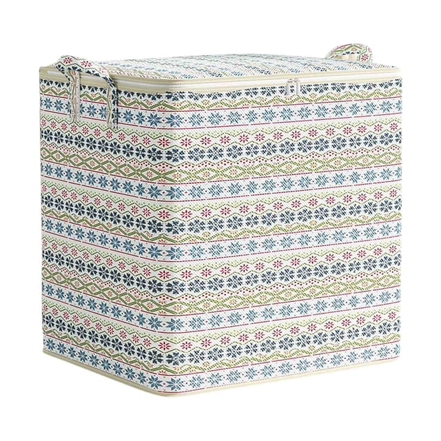 Bolsa organizadora de ropa con cierre de cremallera, contenedor a prueba de polvo para edredones y mantas, con almacenamiento plegable de tela no tejida para armario de dormitorio.