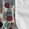 thumbnail image 4 of Leaves Microwave Oven Cover, Vintage Colorful Dotted Background with Foliage Outline Pattern Abstract Nature, Water Resistant Organizer with Pockets for Kitchen, 36" x 12", Multicolor, by Ambesonne, 4 of 4