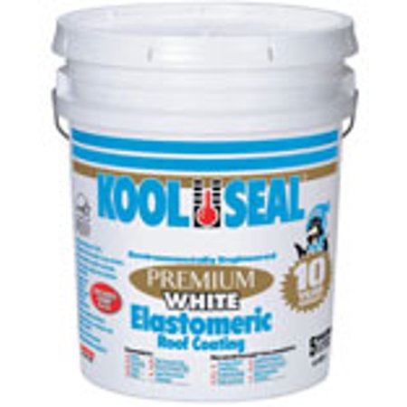 - 4.75 gal. White Elastomeric Roof Coating KST COATINGS KS0063600-20