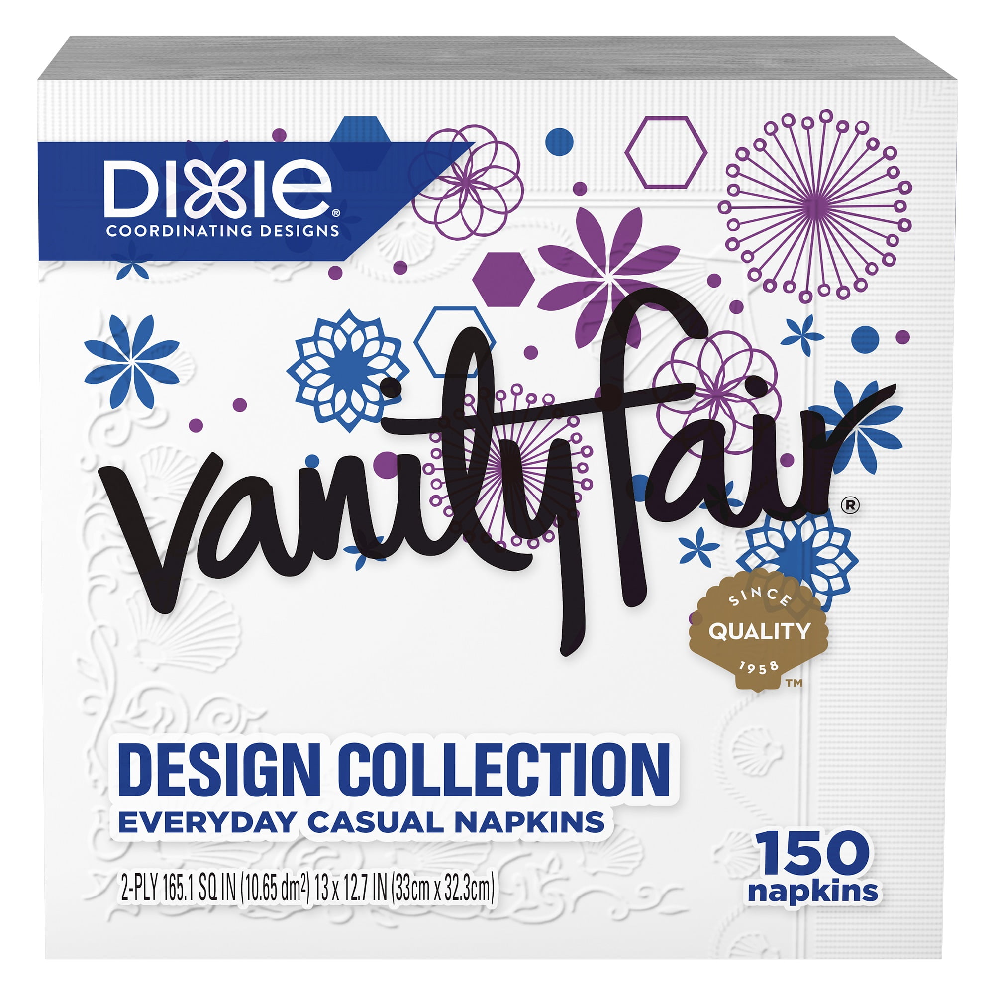 Vanity Fair Napkin Print 150ct
