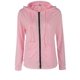 thumbnail image 3 of Chaqueta de mujer Color sólido Manga larga Cremallera Sudadera con capucha Transpirable y cómoda Top, 3 of 4