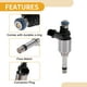 thumbnail image 3 of Unique Bargains 1 Pcs No.35310-2GGA1 Inyector de combustible para Hyundai Santa Fe Limited, SE, SEL 2.4L Gas 2020 Motor de automóvil Coincidencia de flujo de combustible, 3 of 7