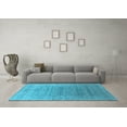 thumbnail image 3 of Ahgly Company Indoor Rectangle Oriental Light Blue Industrial Area Rugs, 2' x 4', 3 of 4