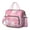 Pink-6, variant on Vintage Retro Artistic Lunch Box – Abstract Patterned Insulated Cooler Tote with Earthy Nordic Aesthetic, Ideal for Office Women or as a Birthday Gift