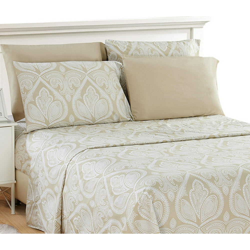 Deep Pocket Bedding Sheets Set for Queen Bed Ivory Queen Bed Sheets