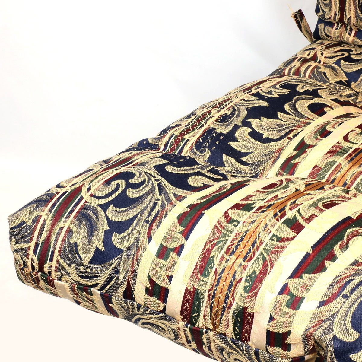 Floral Magshion Indoor//Outdoor Wicker Bench Chair Cushion Made in USA