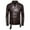 Coffee, variant on Herrnalise Men's motorcycle Slim leather jacket leather jacket coat British fashion men PU leather jacket Black