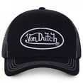 thumbnail image 4 of Baseball Cap VON lettered Sunscreen Mesh Embroidered DUTCH Trucker Hat TEMU wine red Adjustable, 4 of 5