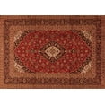 thumbnail image 1 of Ahgly Company Indoor Rectangle Medallion Orange Traditional Area Rugs, 4' x 6', 1 of 1